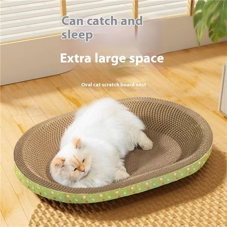 58 Cmx40 cm di Grandi Dimensioni Oval Ovalding a Pezzi di Graffio Graffiante Letto, Altezza: 8,5 cm