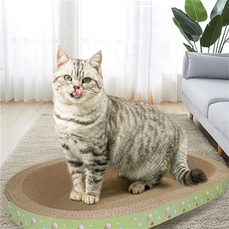 58 Cmx40 cm di Grandi Dimensioni Oval Ovalding a Pezzi di Graffio Graffiante Letto, Altezza: 8,5 cm