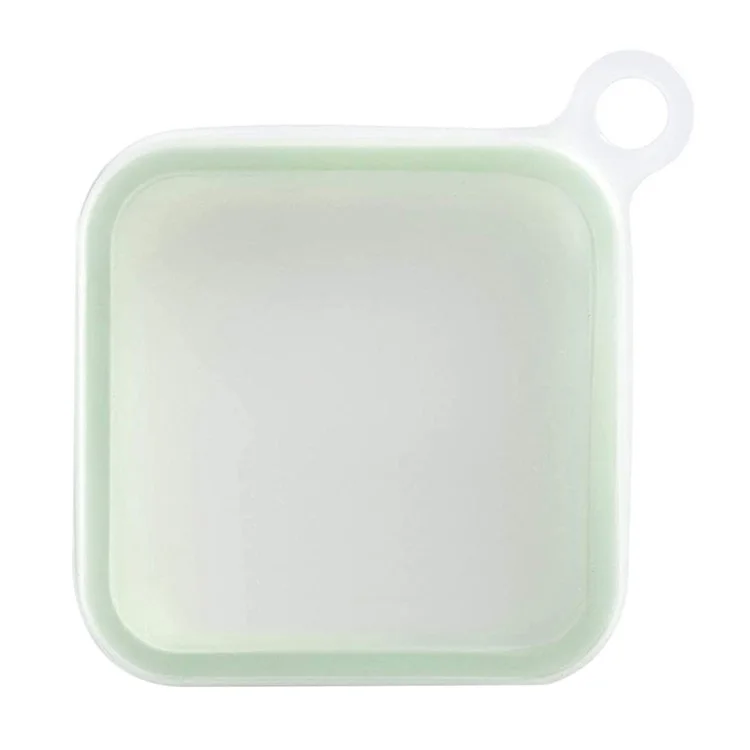 Portable Sandwich Toast Box Silicone + PP Food Container Kinder Mittagessen Bento Box (BPA Kostenlos, Keine FDA)