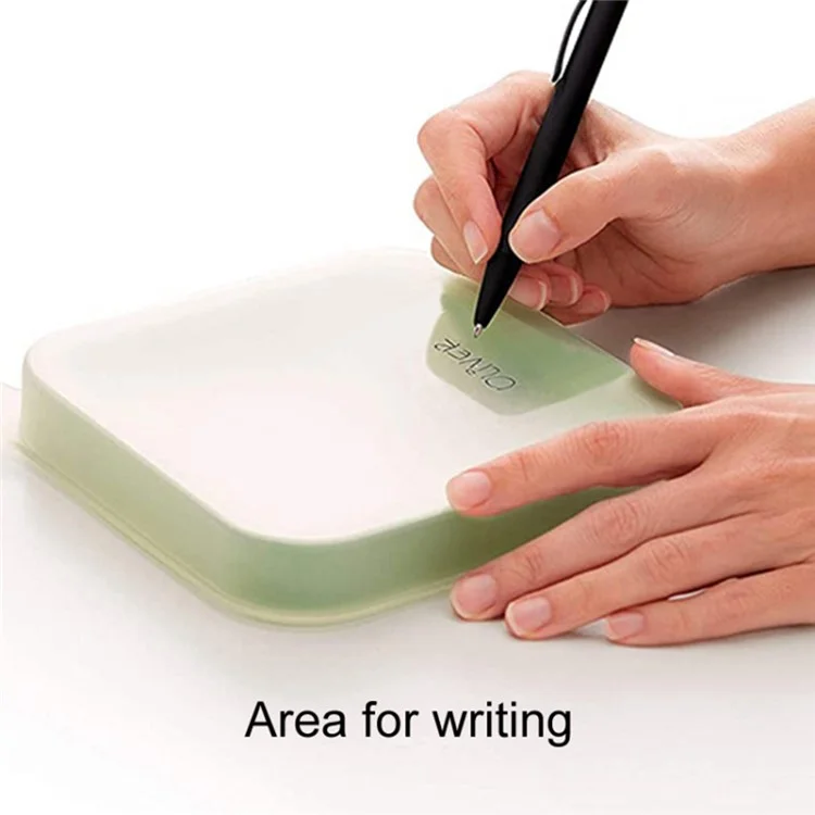 Portable Sandwich Toast Box Silicone + PP Food Container Kinder Mittagessen Bento Box (BPA Kostenlos, Keine FDA)