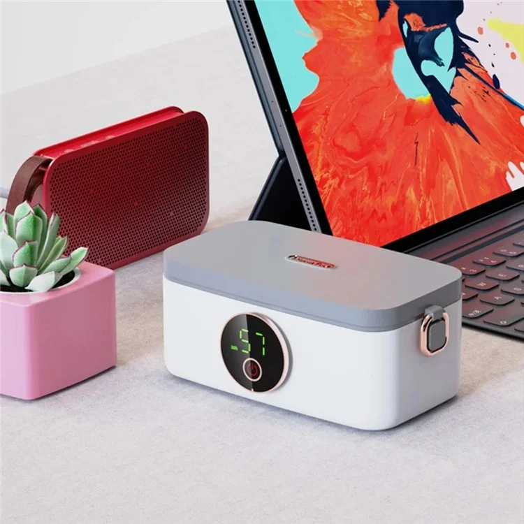 45W Kabelloser beheizter Lunchbox mit 16.000 mAh Akku und 6-stufiger verstellbarer Heizung