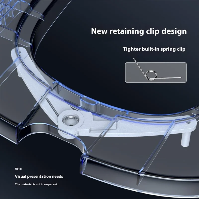 4th Generation Plastic Cat Toilet Training Kit Reusable Cat Litter Mat Mess Free Pet Toilet Trainer Gift - Grey