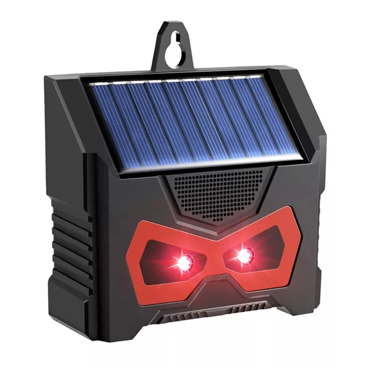 SJZ059 Répulsif solaire à LED Éclat Répulsif animal Ultrasonique Répulsif rongeurs Appareil extérieur