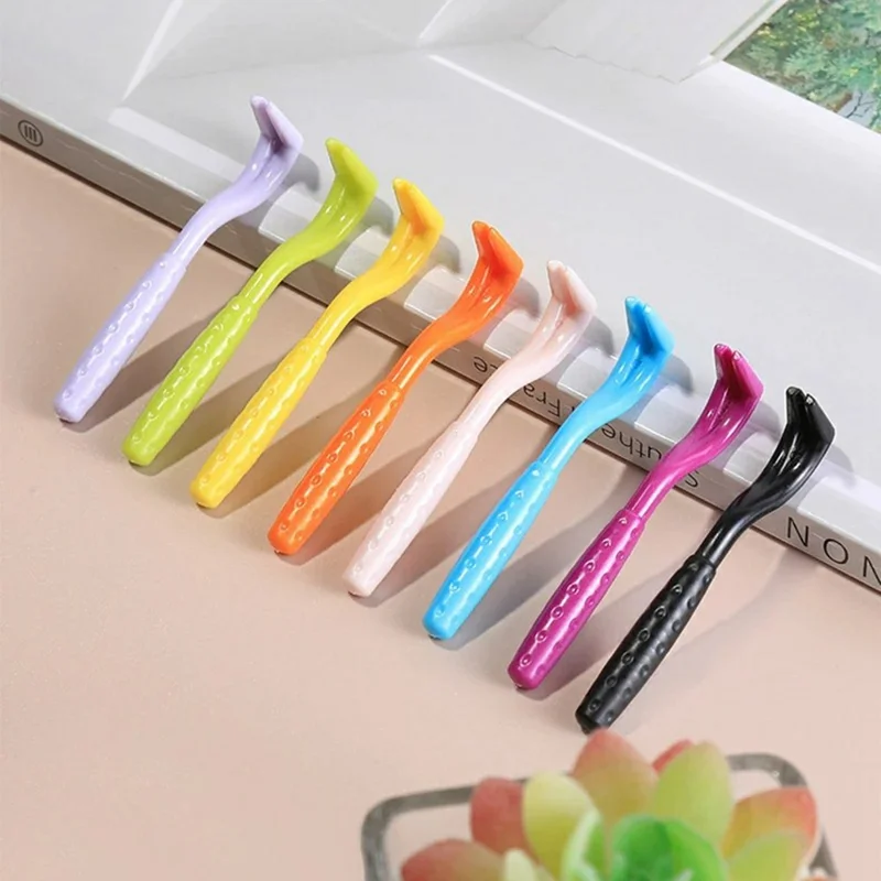 3Pcs / Set Plastic Tick Pliers for Dogs Cats Gift Tick Remover Hook Pet Mite Flea Extractor - Dark Purple