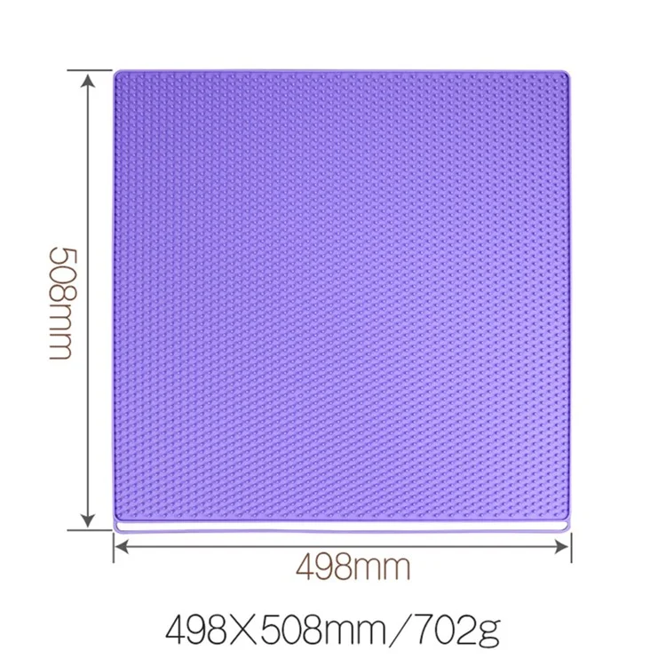 Tapete de Silicone para Gatos Antiderrapante Resistente às Garras do Gato Fácil de Limpar - Roxo