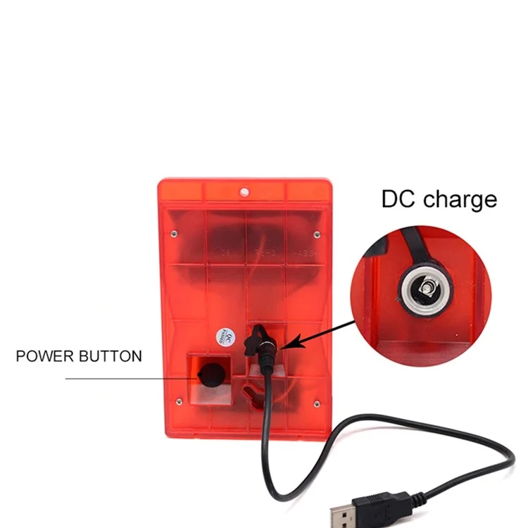Capteur de mouvement solaire N911C Lampe d'alarme extérieure IP65 Étanche Ferme Jardin Répulsif animal Anti-vol Lampe de sécurité avec Télécommande