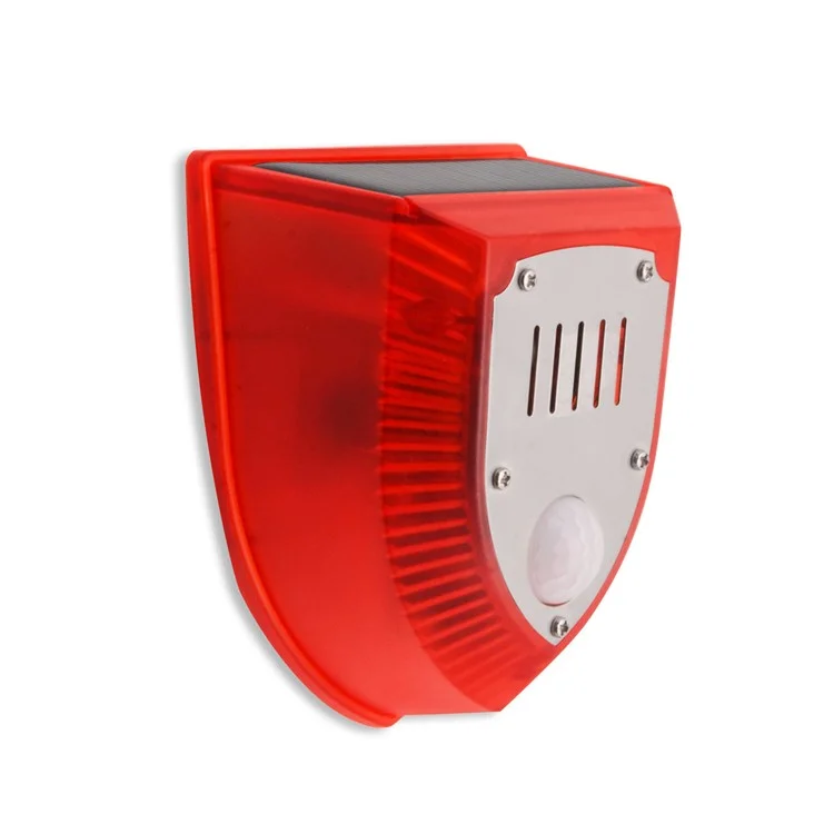 N911M Bewegungssensor Solar Alarm Licht IP65 Wasserdicht Bauernhof Garten Hundegebell Schussgeräusch Tiervertreiber Sicherheitslampe