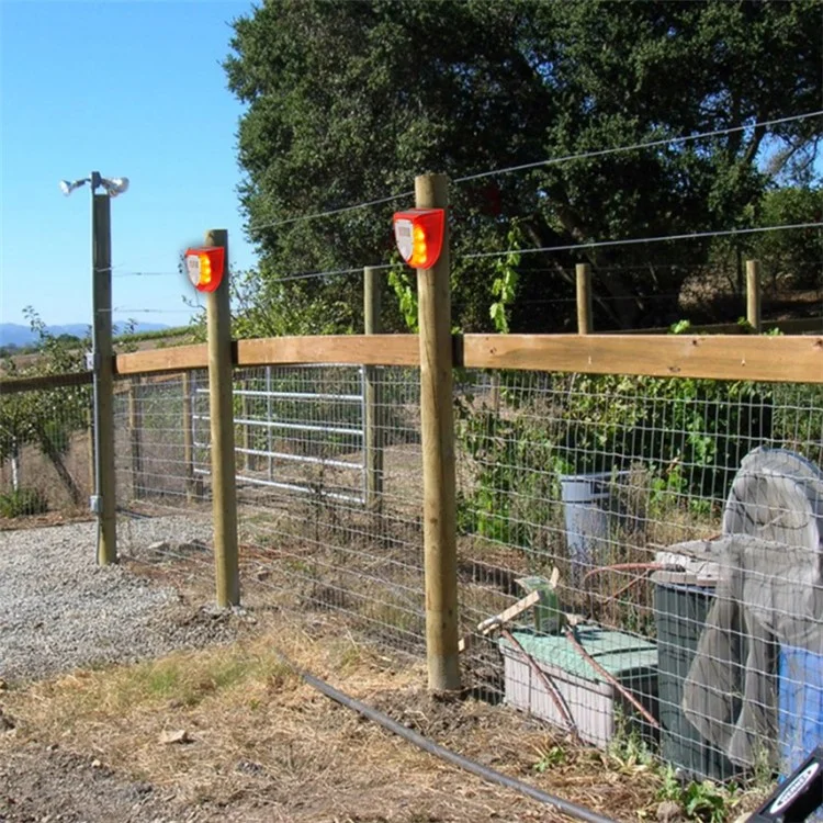 N911M Bewegungssensor Solar Alarm Licht IP65 Wasserdicht Bauernhof Garten Hundegebell Schussgeräusch Tiervertreiber Sicherheitslampe