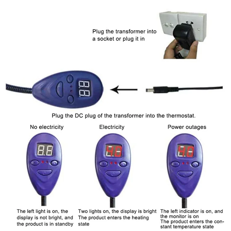 30 x 30 cm Elektrische Heizung Pet Pad Kissen Konstante Temperatur Katzenhund Winter Wärmere Anti-kratzer-haustiermatte - Blau / UK Plug BS 240 v