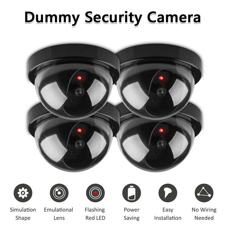 Dummy Wireless Security Camera Home Surveillance Fake Dome CCTV Model Indoor Outdoor False Hemisphere Simulation Camera