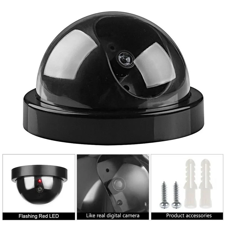 Dummy Wireless Security Camera Home Surveillance Fake Dome CCTV Model Indoor Outdoor False Hemisphere Simulation Camera