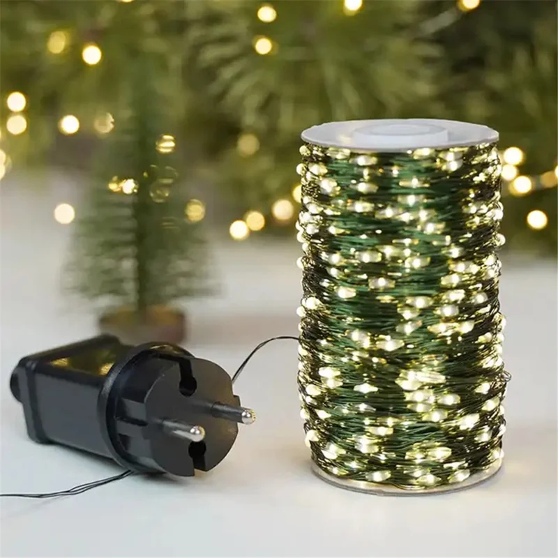50m 500 Leds 8 Modes IP44 Waterproof Copper Wire String Light Outdoor Decoration - Warm White