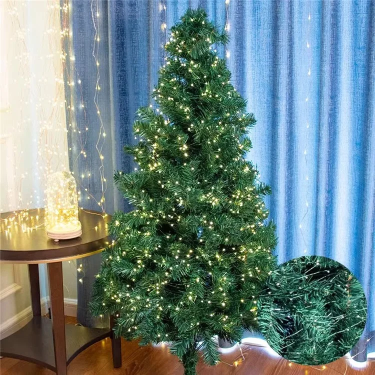30m 300 Leds 8 Modes IP44 Waterproof Copper Wire String Light Outdoor Decoration - Warm White