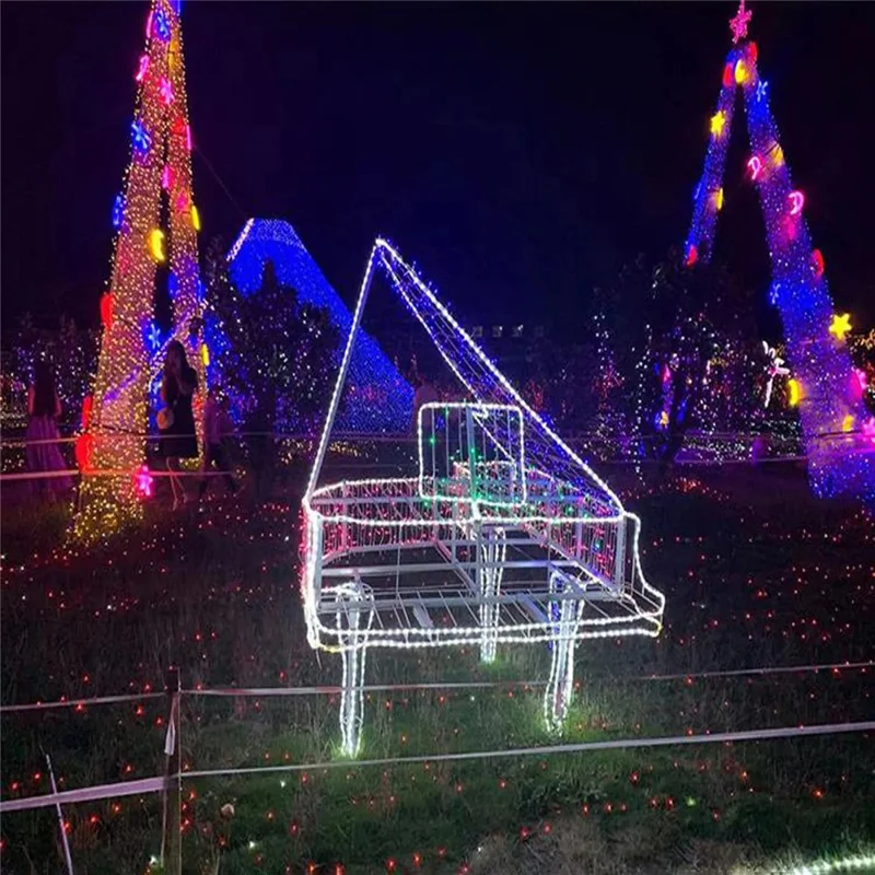 100m IP68 Waterproof 8 Modes 220V PVC LED Strip Light Outdoor Decor, Constant Light EU Plug - White