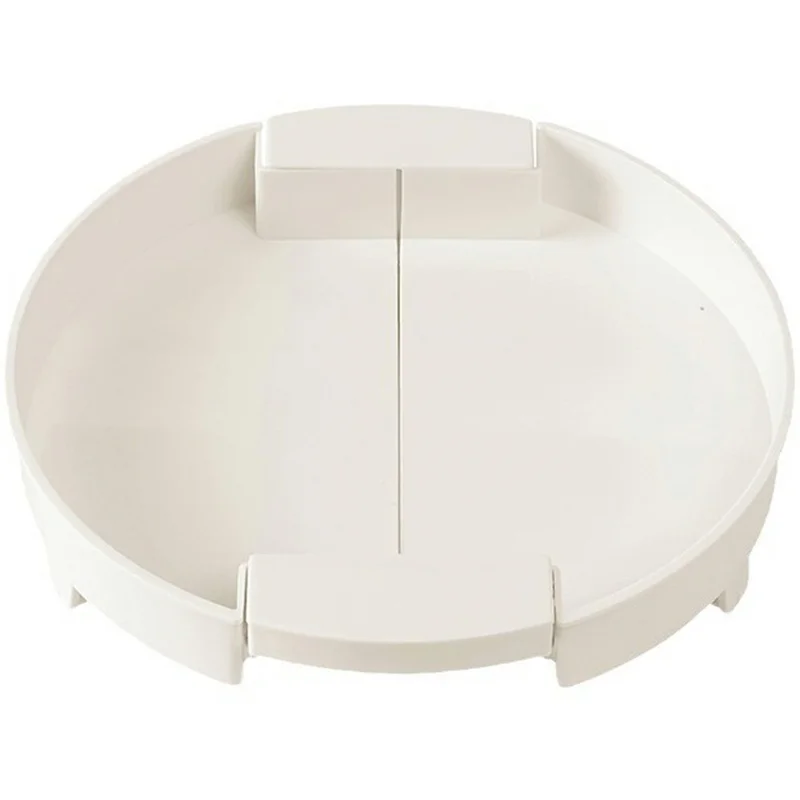 Kitchen Spice Rack Expandable Organizer Turntable Storage Holder for Condiments / Oils / Sauces