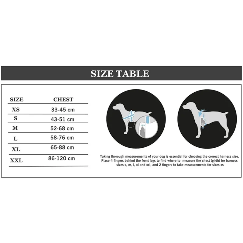 MODA DOG H047 Größe M, Brustgeschirr für mittelgroße bis große Hunde Geschenk seitlicher Verschluss Hundeweste Anti-Ruck leicht zu kontrollieren mit reflektierendem Streifen - Peace Guard - Love