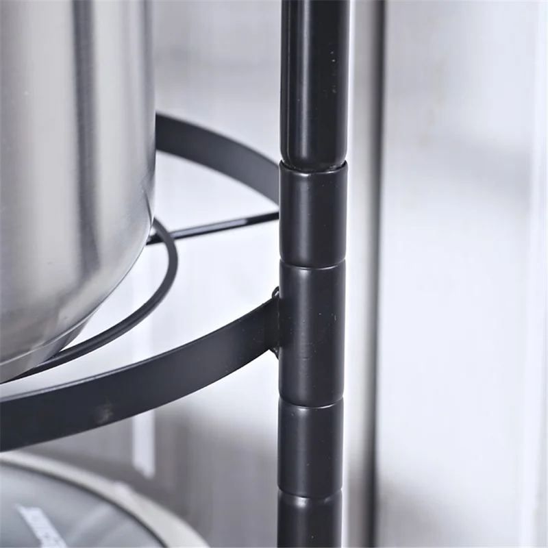 001-ZJ-GJ002 Kitchen Utensils Storage Rack 3-Tier Pot and Pans Shelf Stand