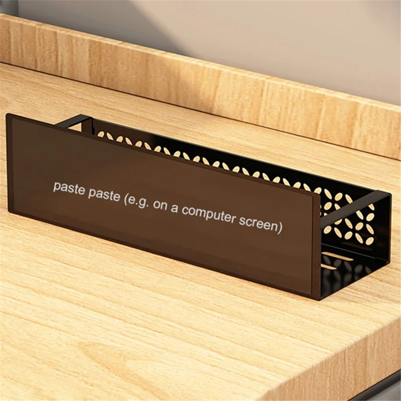 2Pcs Magnetic Spice Rack For Refrigerator Hanging Storage Rack Iron Storage Shelf - Black / Small+Big