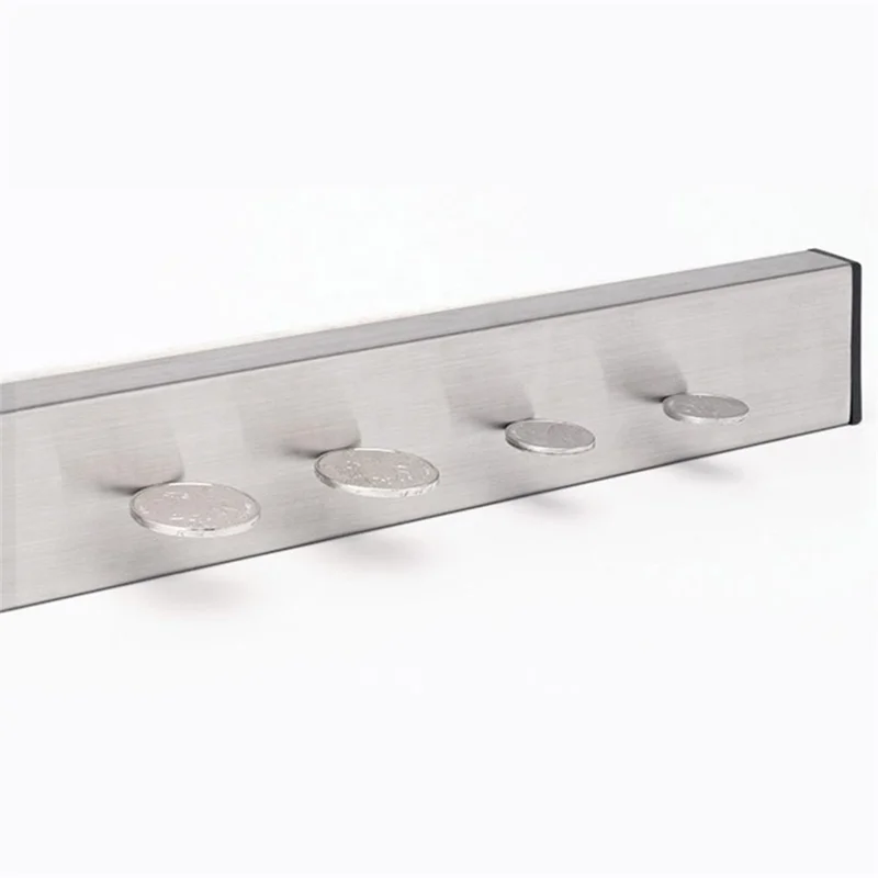 008YC1009 31cm 304 Stainless Steel Magnetic Kitchen Knife Holder Bar Wall Mount Knives Rack