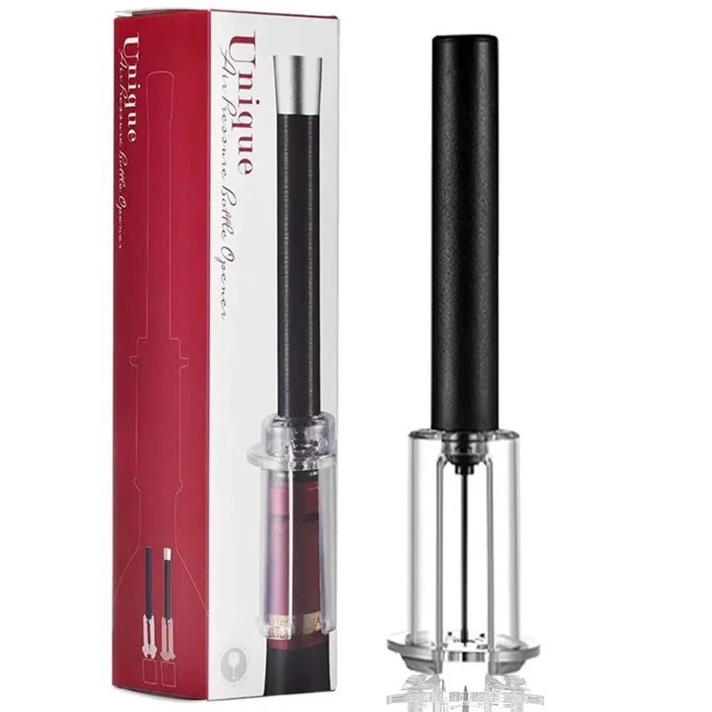 Manual Air Pressure Red Wine Bottle Opener Needle Type Wine Bottle Cork Remover