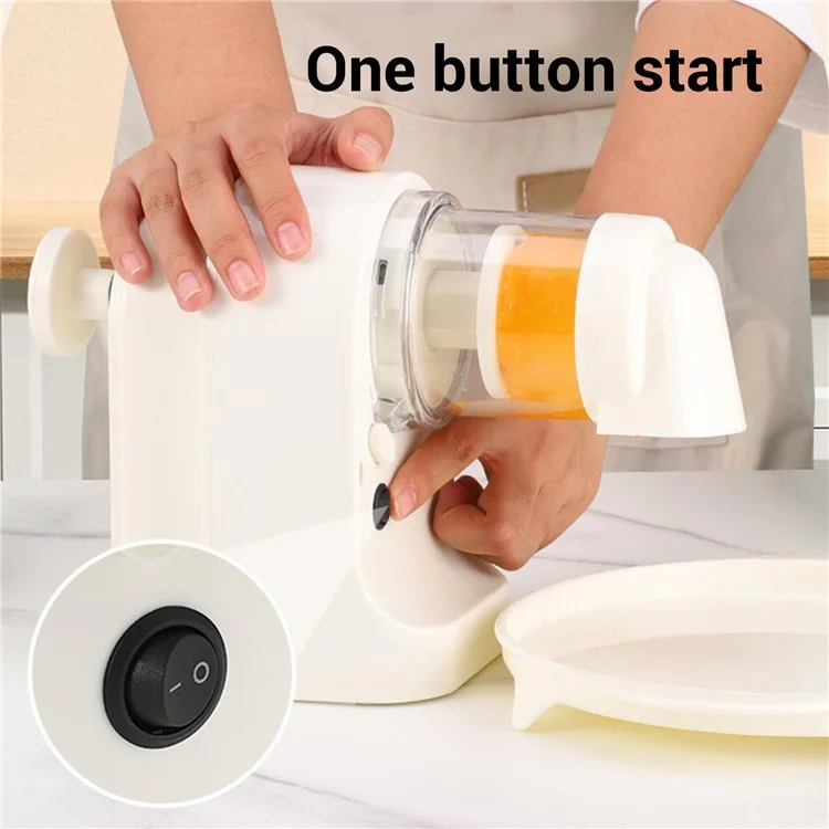 Machine à Glace Rasée Électrique Rasage de Glace USB Crusteur de Glace Portable Rechargeable Pour la Maison