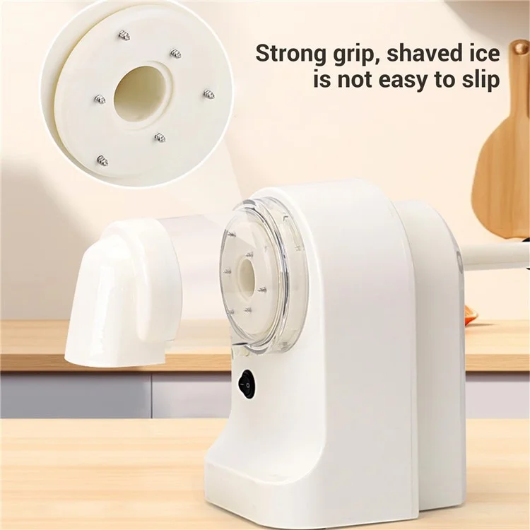 Machine à Glace Rasée Électrique Rasage de Glace USB Crusteur de Glace Portable Rechargeable Pour la Maison
