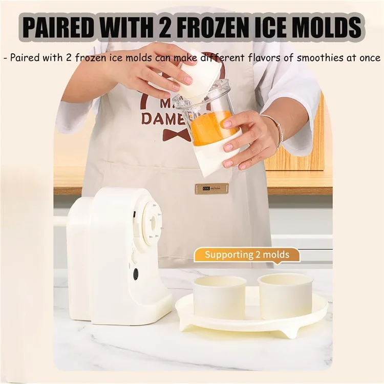 Machine à Glace Rasée Électrique Rasage de Glace USB Crusteur de Glace Portable Rechargeable Pour la Maison