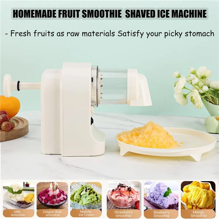Machine à Glace Rasée Électrique Rasage de Glace USB Crusteur de Glace Portable Rechargeable Pour la Maison