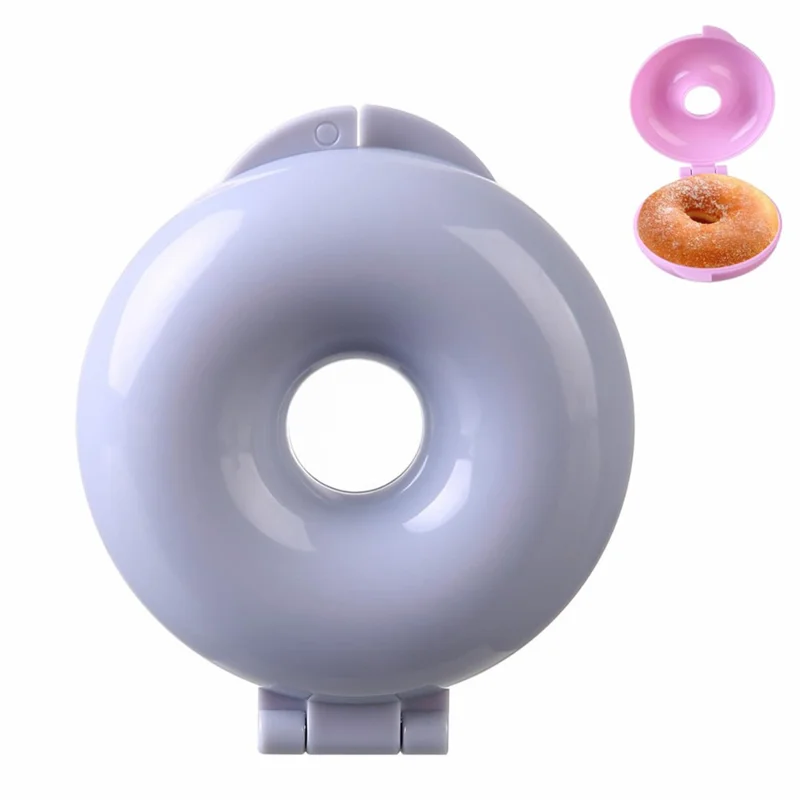 DIY Donut Mold for Baking Doughnut Cake Mould Baking Tool (No FDA, BPA-Free) - Grey