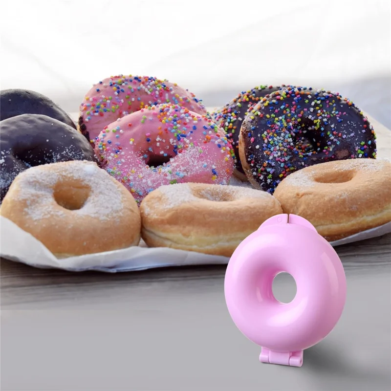 DIY Donut Mold for Baking Doughnut Cake Mould Baking Tool (No FDA, BPA-Free) - Grey