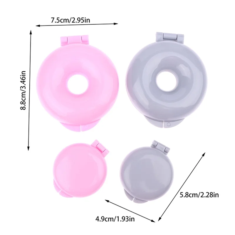 DIY Baking Tool Set with Donut, Cookie Mold for Baking Doughnut Cake Mould (No FDA, BPA-Free) - Grey