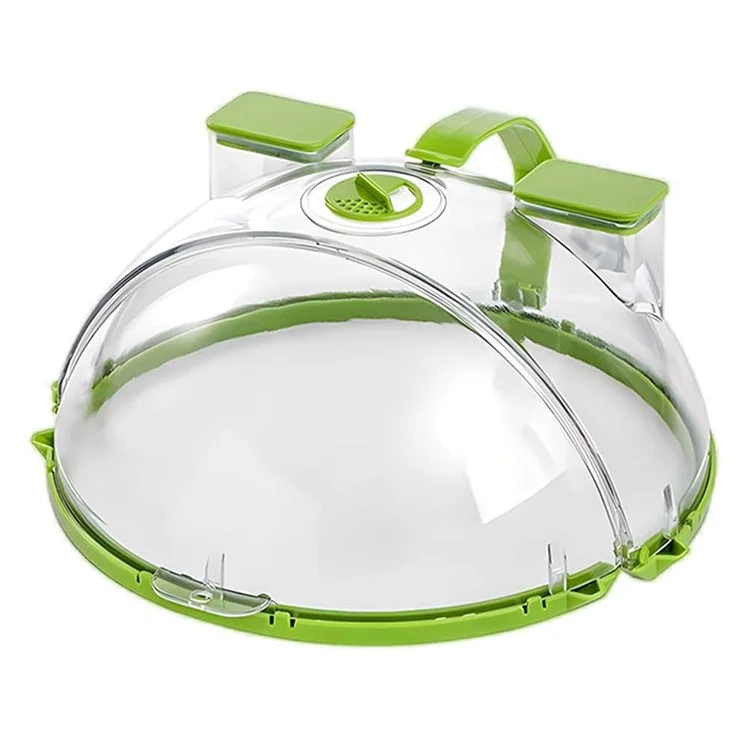 Microwave Splatter Cover with Dual Water Steamer Clear Microwave Plate Cover Lid Dish Bowl Cover