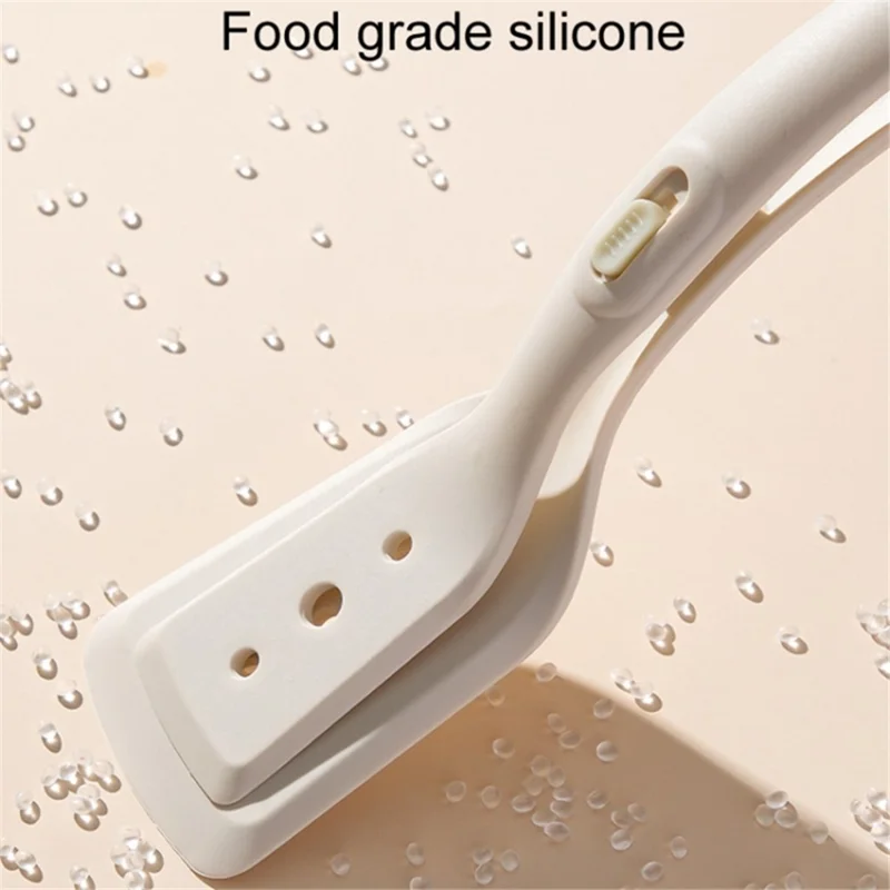 Kitchen Steak Tong Silicone Spatula Anti-Scalding Frying Fish Clip (No FDA Certification, BPA Free)