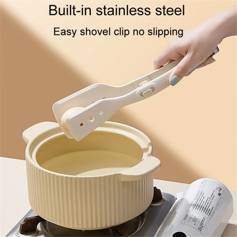 Kitchen Steak Tong Silicone Spatula Anti-Scalding Frying Fish Clip (No FDA Certification, BPA Free)