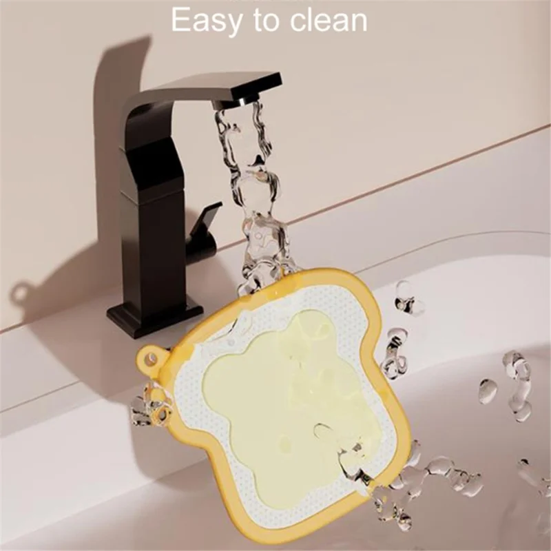 3-in-1 Detachable Heat Insulation Mat Non-Slip Silicone Placemat with Hanging Hole - Yellow