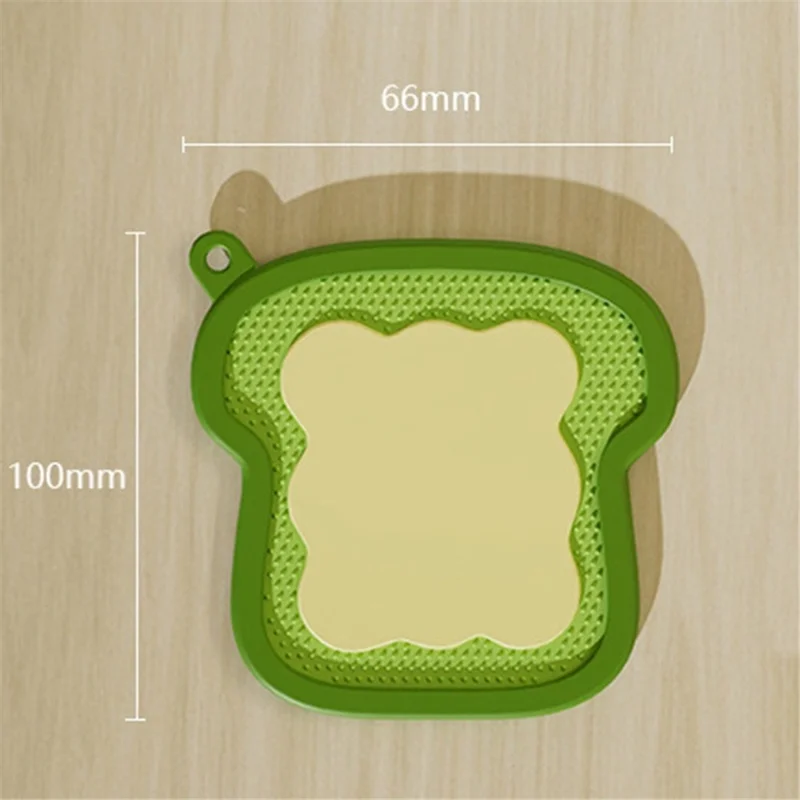 3-in-1 Detachable Heat Insulation Mat Non-Slip Silicone Placemat with Hanging Hole - Yellow