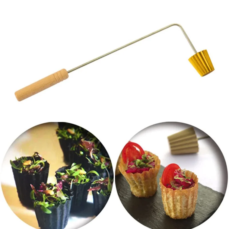 Small Gold Cup Mold Malaysia Food Baking Mould Pancake Mini Stamps Mold Cookie Maker Baking Tool