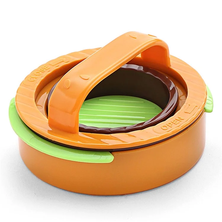 Round Hamburger Patty Making Tool Kitchen Burger Meat Press Strumento (BPA Gratuito, Nessuna Certificazione Fda) - Colore di Hamburger