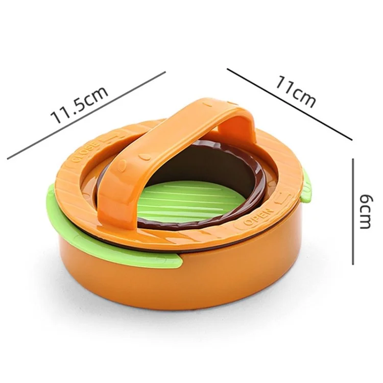 Round Hamburger Patty Making Tool Kitchen Burger Meat Press Strumento (BPA Gratuito, Nessuna Certificazione Fda) - Colore di Hamburger