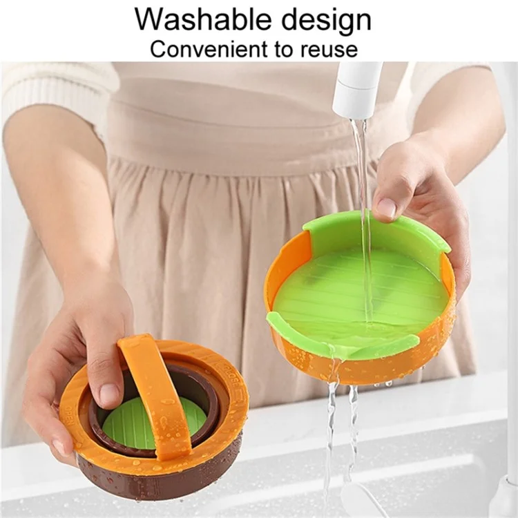 Round Hamburger Patty Making Tool Kitchen Burger Meat Press Strumento (BPA Gratuito, Nessuna Certificazione Fda) - Colore di Hamburger