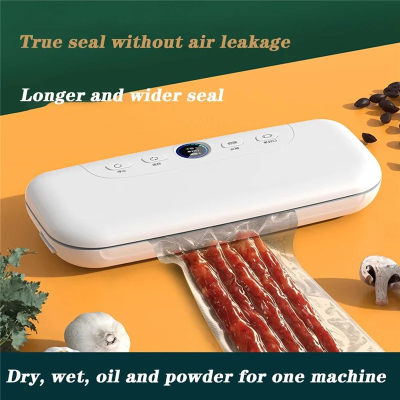Mini Vacuum Sealer Machine Полный Автоматический Пищевой Герметик с 40 Шт.