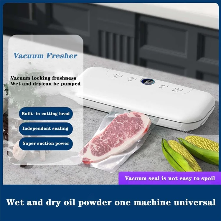 Mini Sigillante Per Aspirapolvere Sigillante Per Alimenti Automatici Con Sacchi di Sigillatura da 10 % Per Casa, Cucina