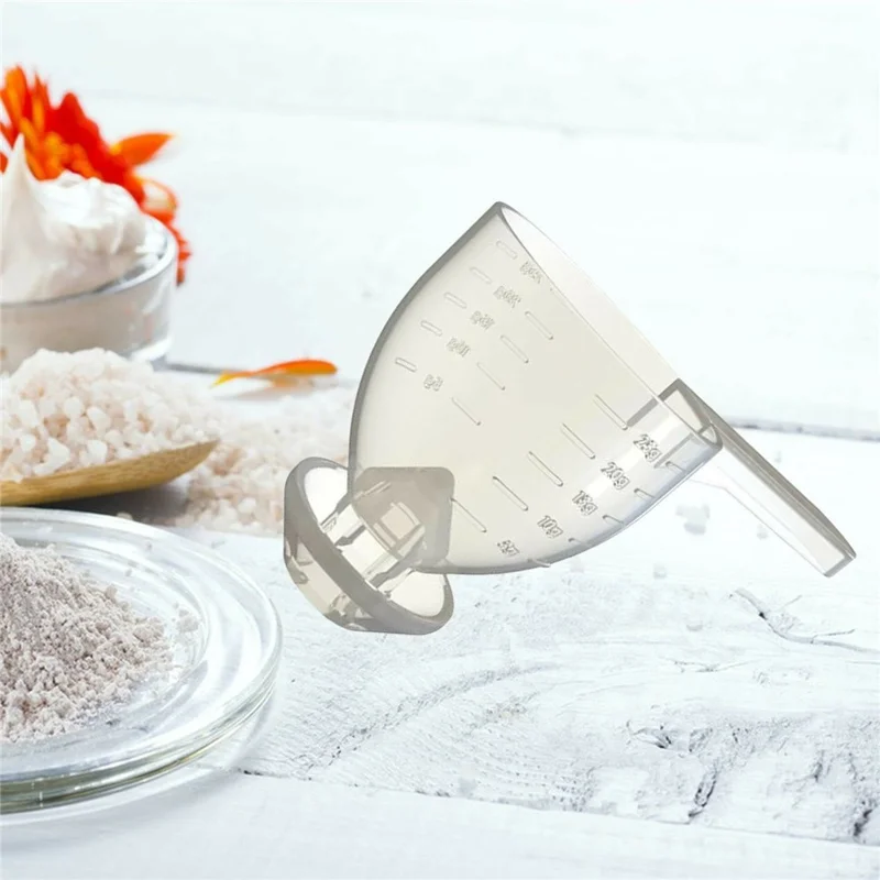 4Pcs Measuring Scoop Funnel ABS Powder Funnel Water Bottle Scoop Measuring Tool (BPA Free, No FDA)
