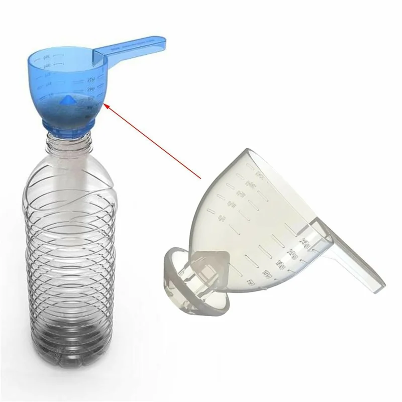 4Pcs Measuring Scoop Funnel ABS Powder Funnel Water Bottle Scoop Measuring Tool (BPA Free, No FDA)