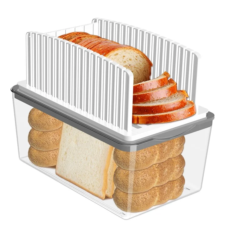 Bread Slicer DIY Adjustable Toast Loaf Slicing Machine Bread Cutting Guide Tool (BPA Free, No FDA)
