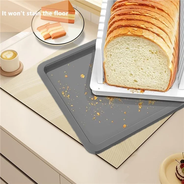Bread Slicer DIY Adjustable Toast Loaf Slicing Machine Bread Cutting Guide Tool (BPA Free, No FDA)