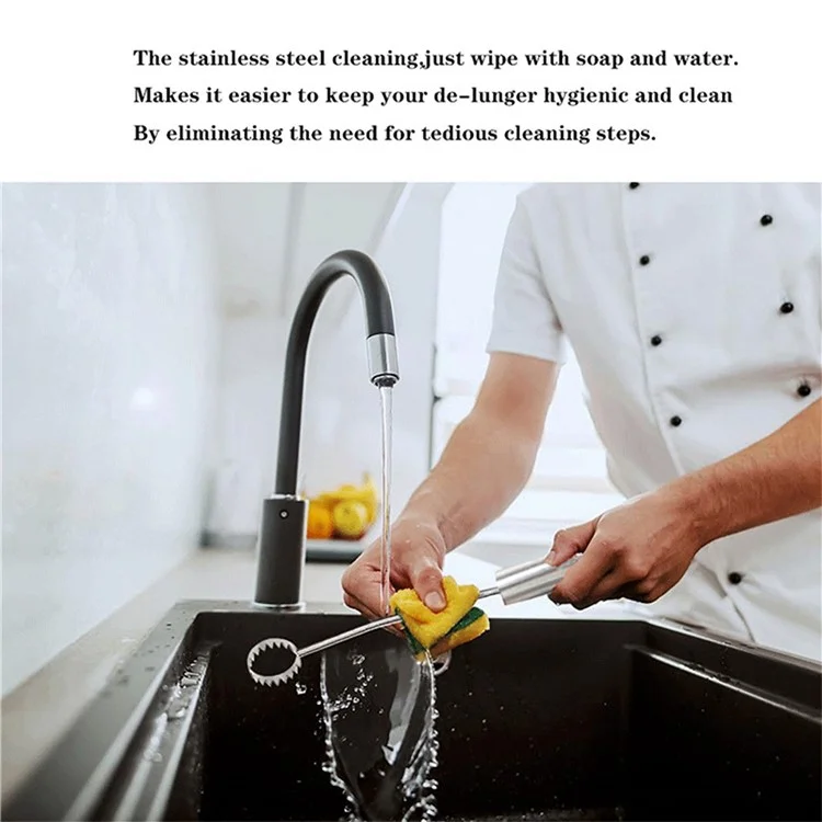 Stainless Steel Poultry Lung Remover Turkey Chicken Gutting Tool (No FDA Certified, BPA-Free)