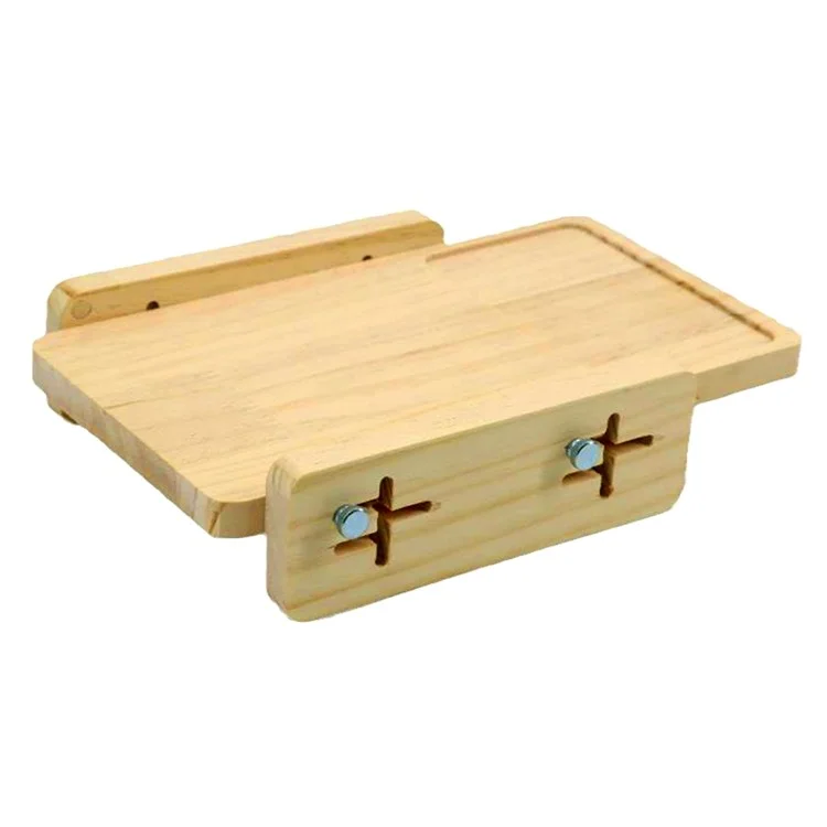 Soporte ajustable de madera para rebanador de pan, herramienta de rebanado de pan para cocina doméstica (libre de BPA, sin aprobación de la FDA)