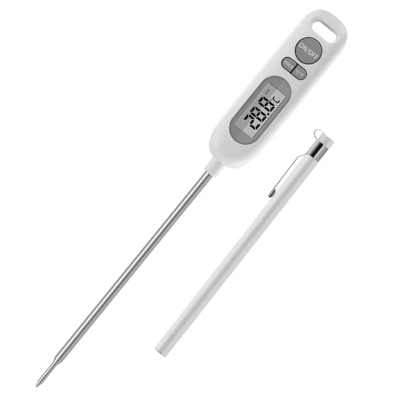 6011 Large LCD Display Food Digital Thermometer BBQ Cooking Meat Temperature Meter (No FDA, BPA Free)