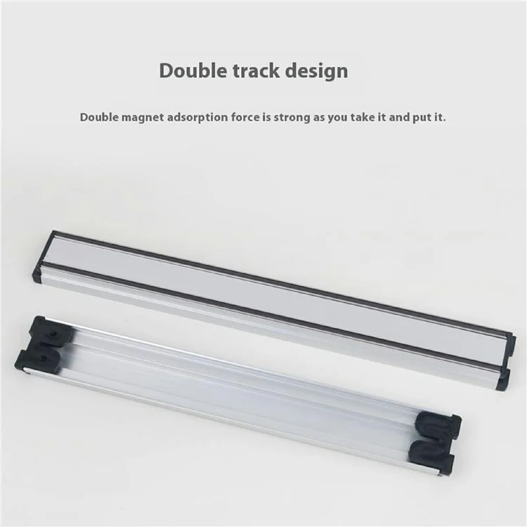 18 Inch Aluminum Alloy Magnetic Knife Holder Wall Mounted Kitchen Knife Storage Rack